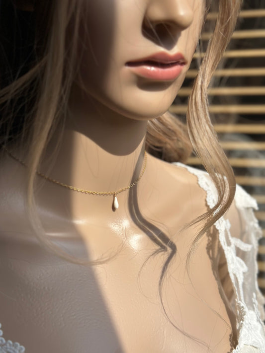 Collier de dos mariage - Louise