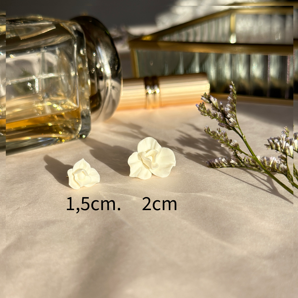 Boucles d'oreilles en porcelaine froide