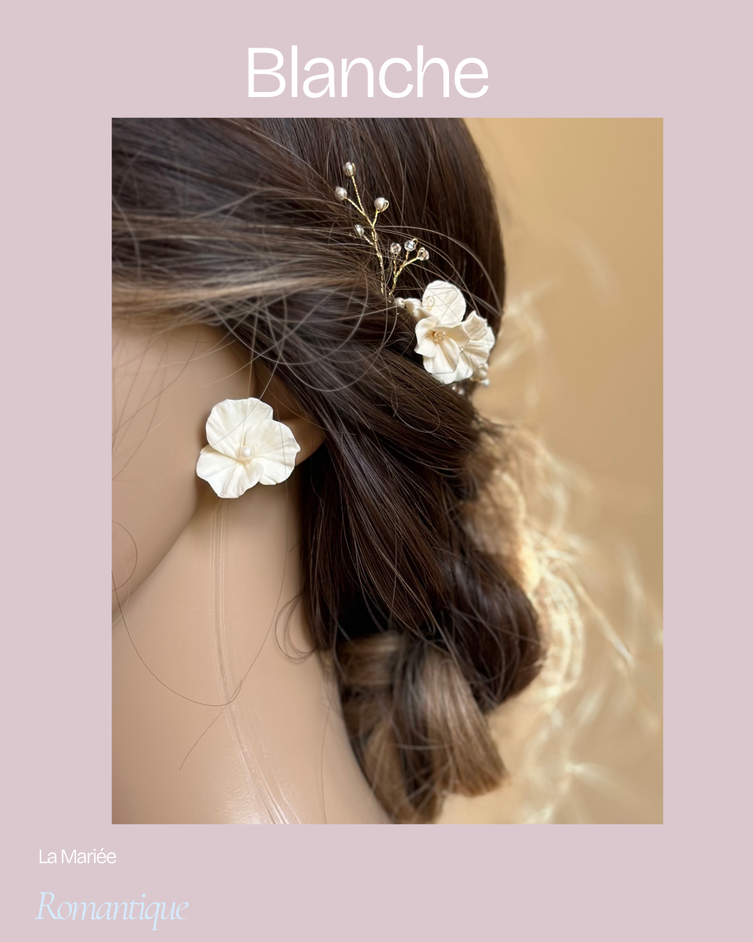 Boucles d'oreilles de Mariée