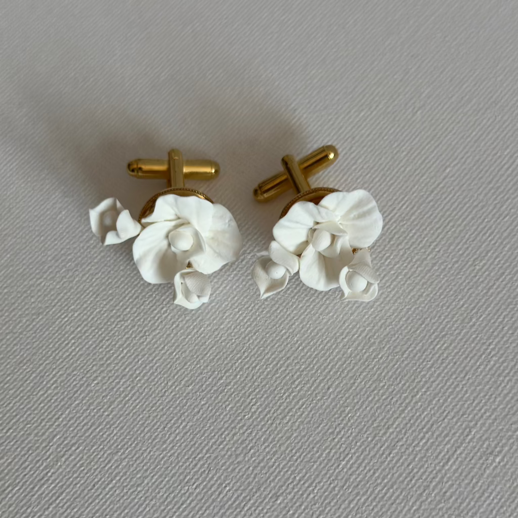 Boutons de Manchette Fleuries
