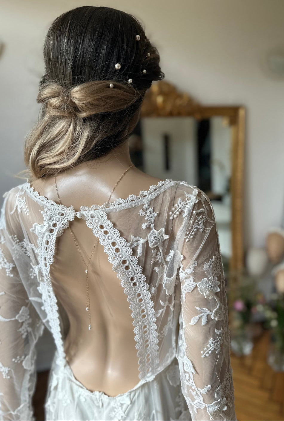 GARANCE / Collier de dos perles