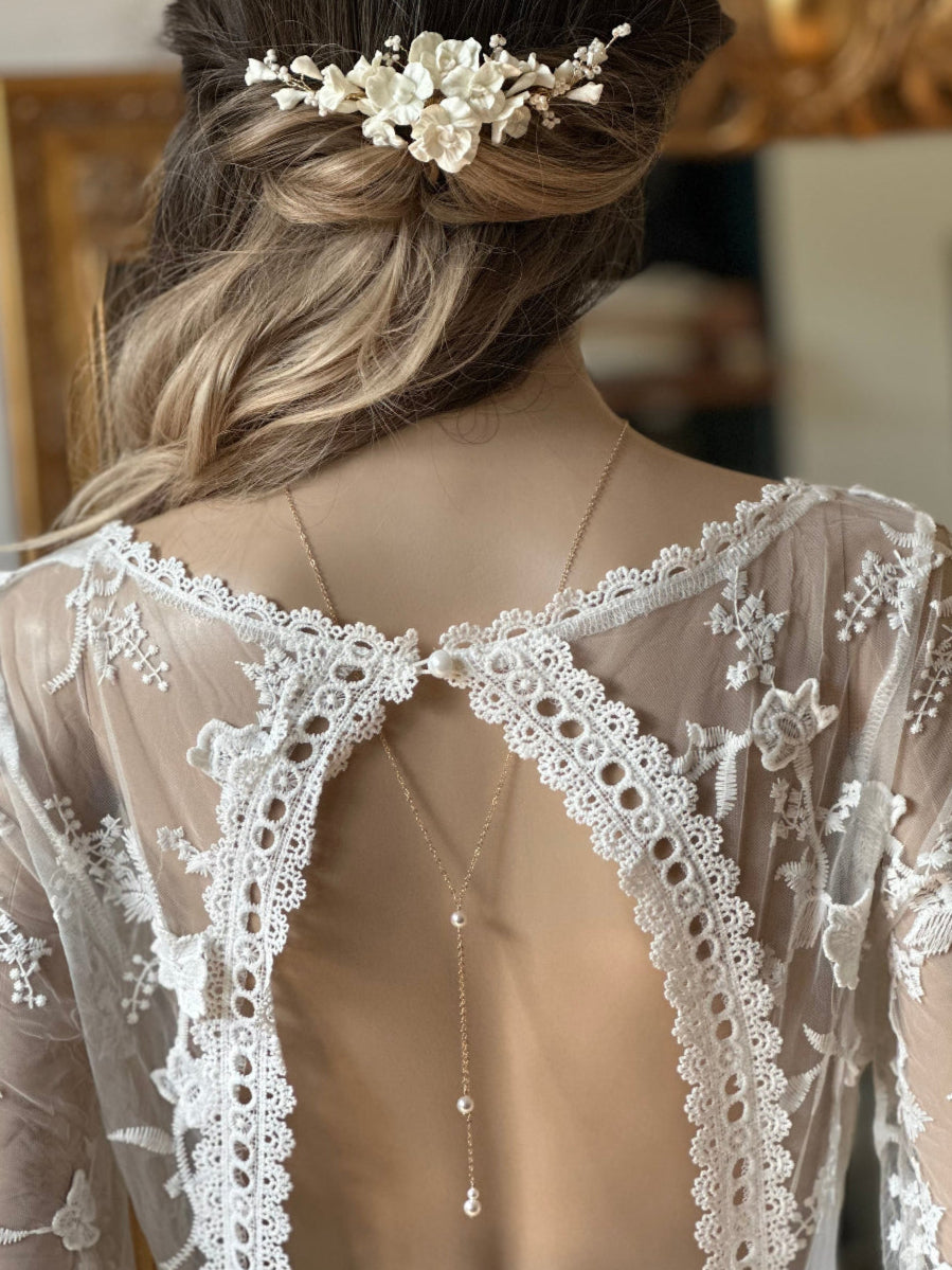 Collier de dos perles