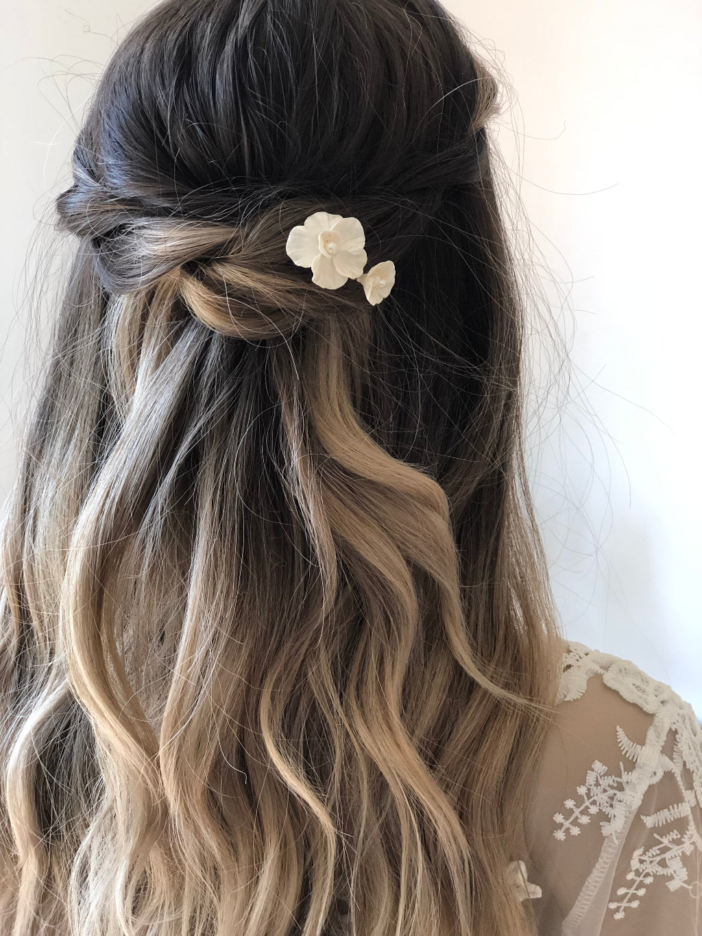 Epingle à cheveux cheveux fleurs nacrées