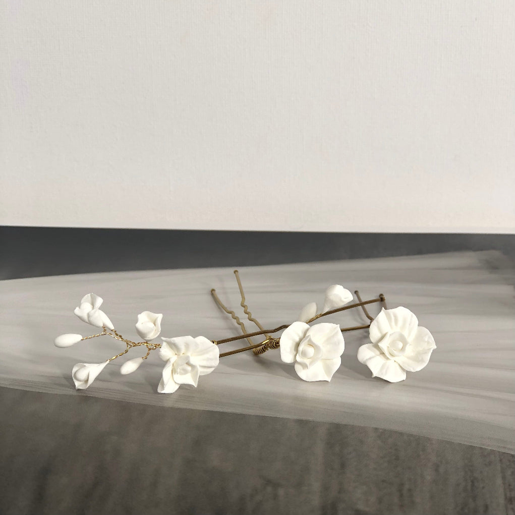 pics à chignon porcelaine froide