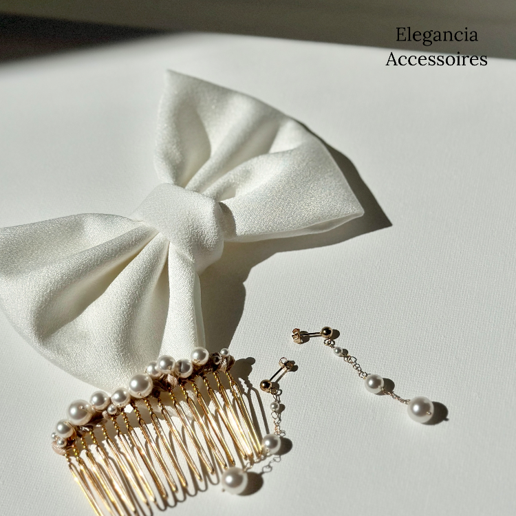 Harmonie boucles d'oreilles marié cristal swarovski