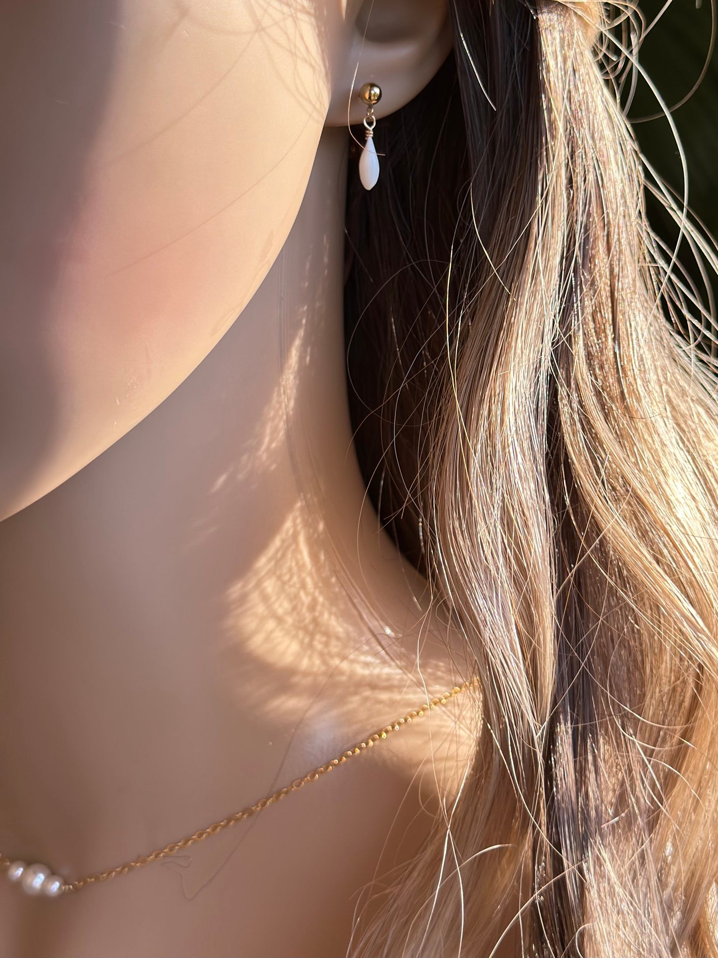 Boucles d'oreilles élégantes cérémonie - Louise