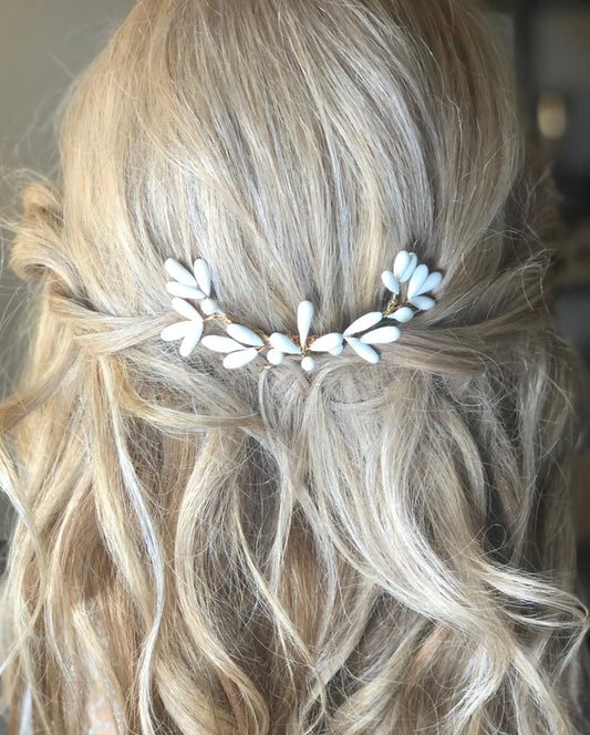 peigne à cheveux mariée