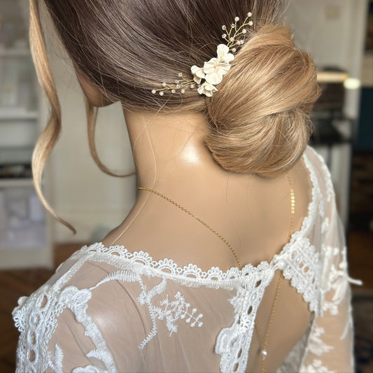 Peigne fleur mariage