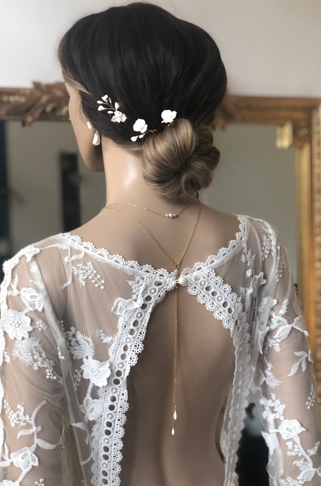 pics à chignon porcelaine