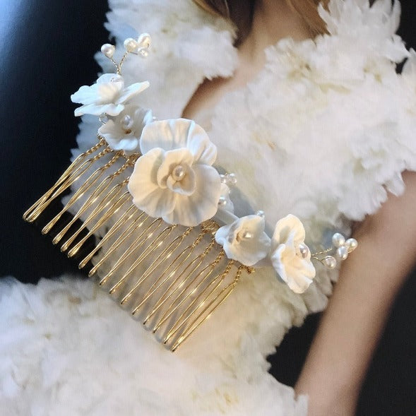 Peigne coiffure de mariée