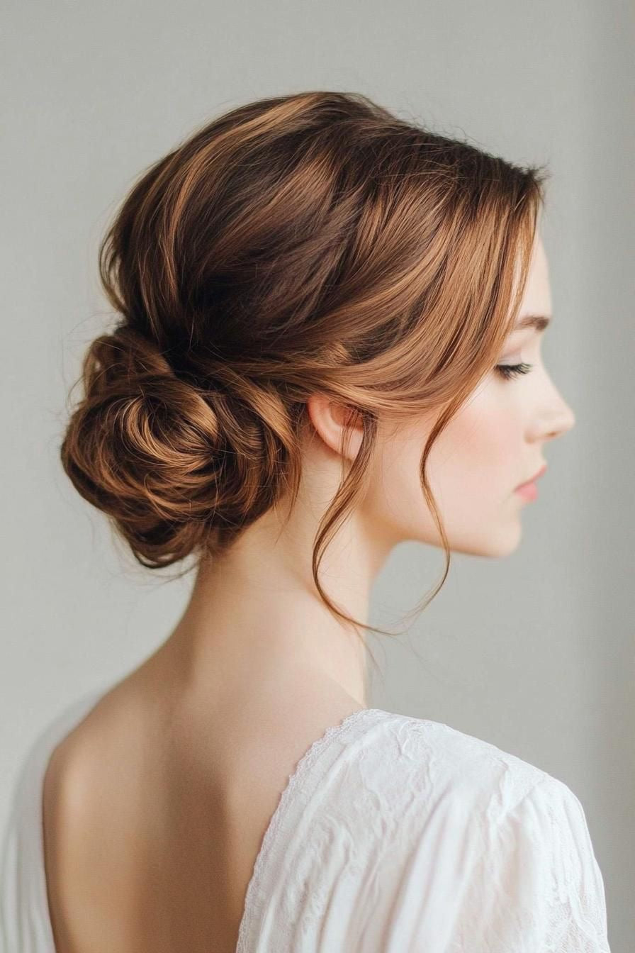 Le Chignon Bas de Mariée : Élégance Intemporelle