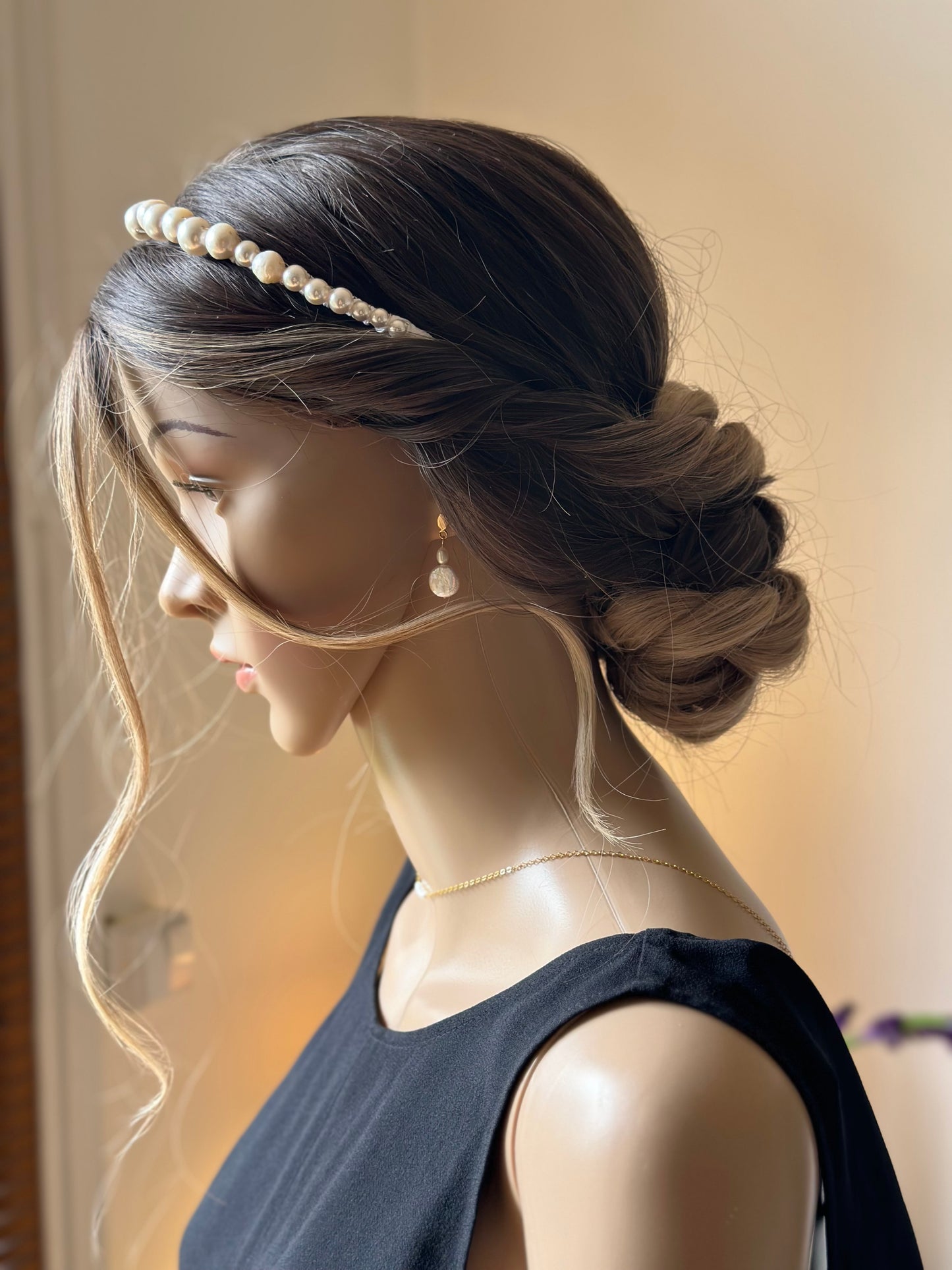 Couronne mariage perles / Pearl