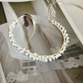 Couronne de fleurs en porcelaine froide- Maya