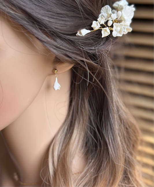 Boucles d’oreilles de mariée Amandine 