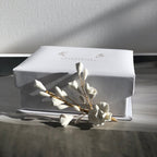 Barrette LILA - Accessoire cheveux mariage fleurs et gouttes en porcelaine