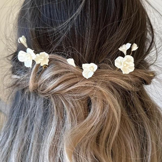 Epingles coiffure fleurs 