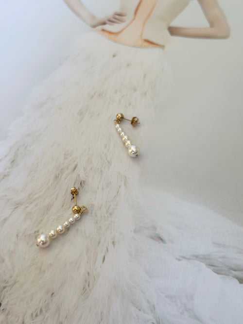 Boucles d'oreilles perles
