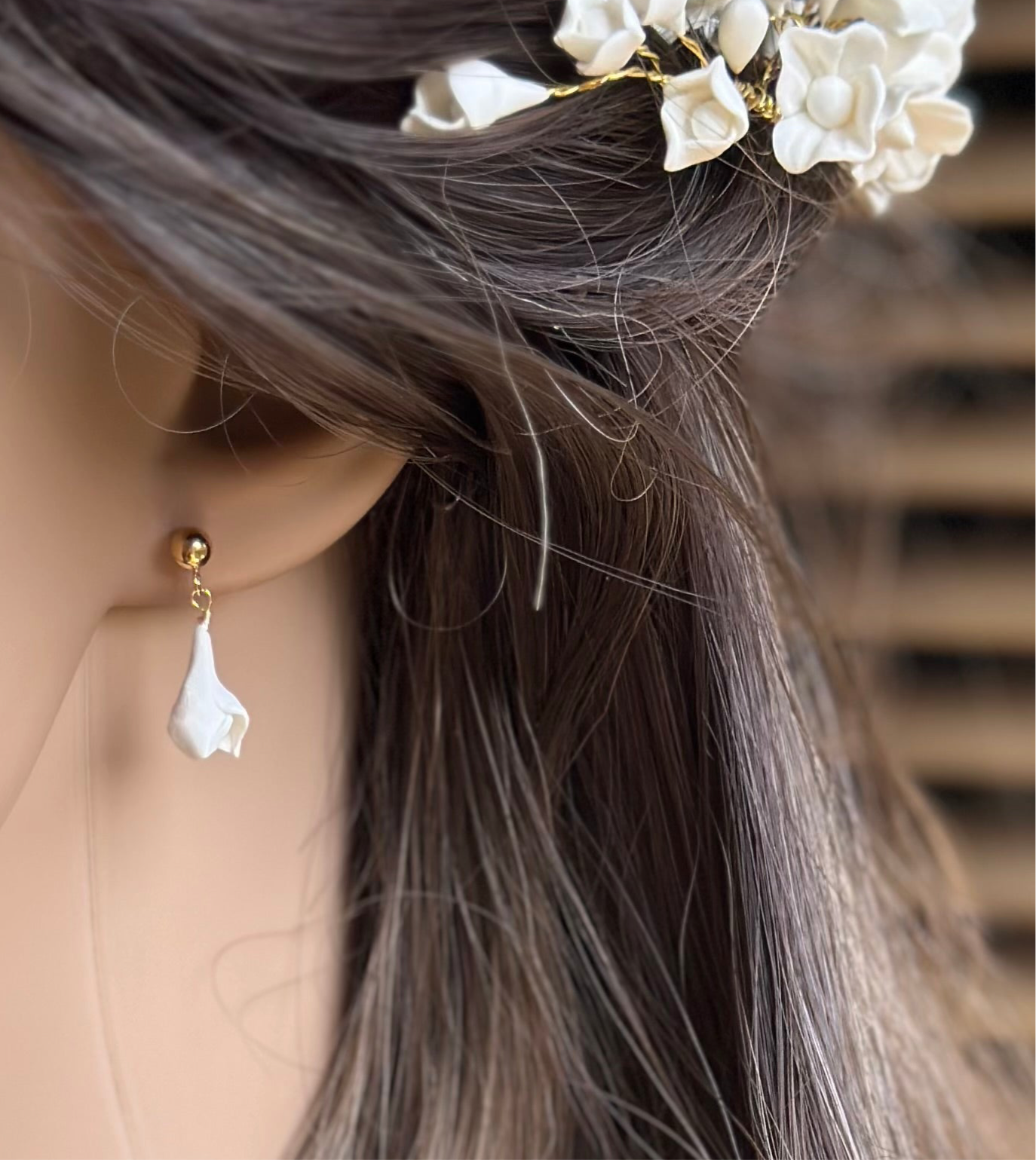 Boucles d’oreilles Amandine mariage