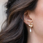 boucles d'oreilles porcelaine mariage