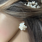 Boucles d’oreilles fleuries mariage - Ava