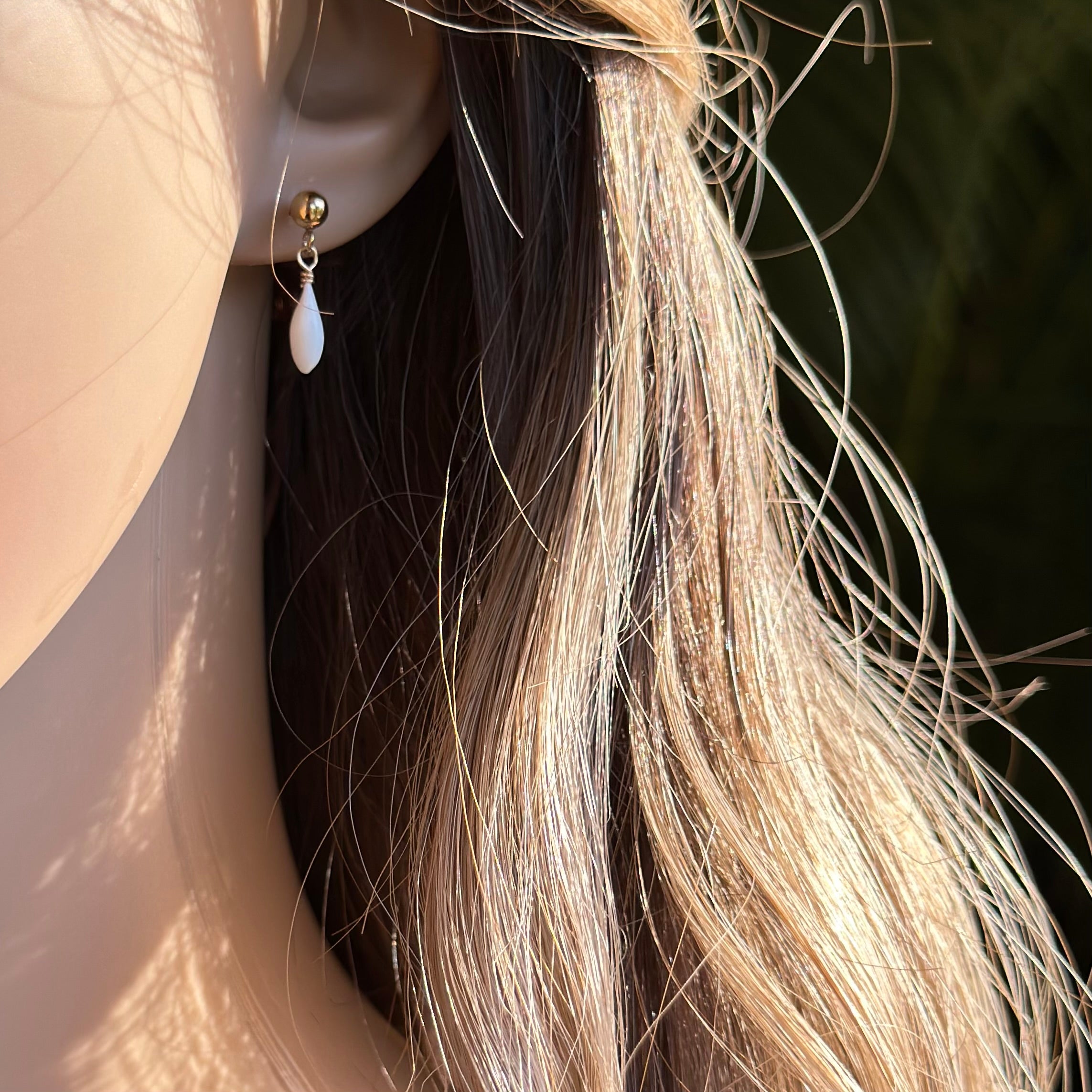 Boucles d'oreilles élégantes cérémonie - Louise