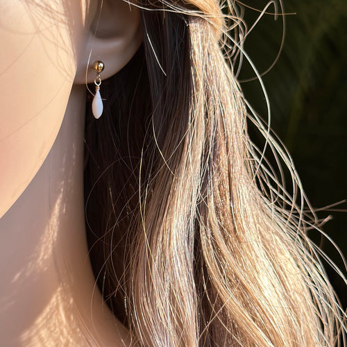 Boucles d'oreilles élégantes cérémonie - Louise