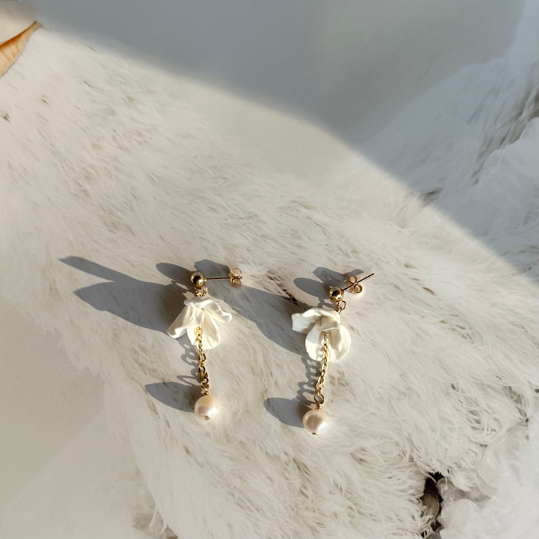 Boucles d’oreilles Mariage Fleuries - Adeline
