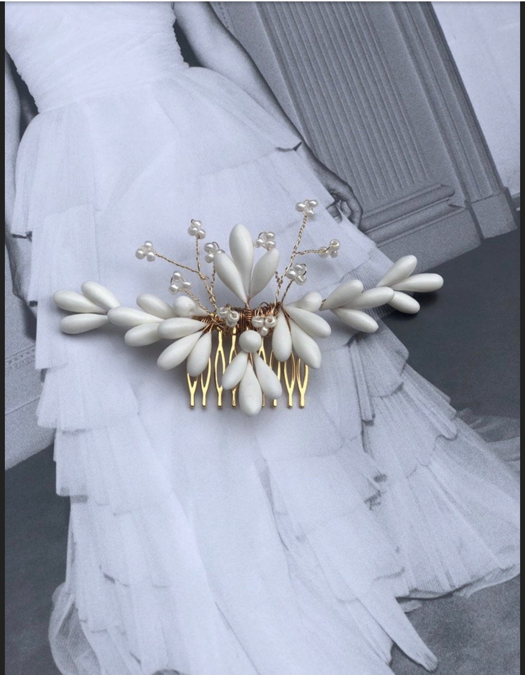 grand peigne mariage coiffure