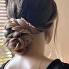 CRISTAL / peigne à cheveux perles