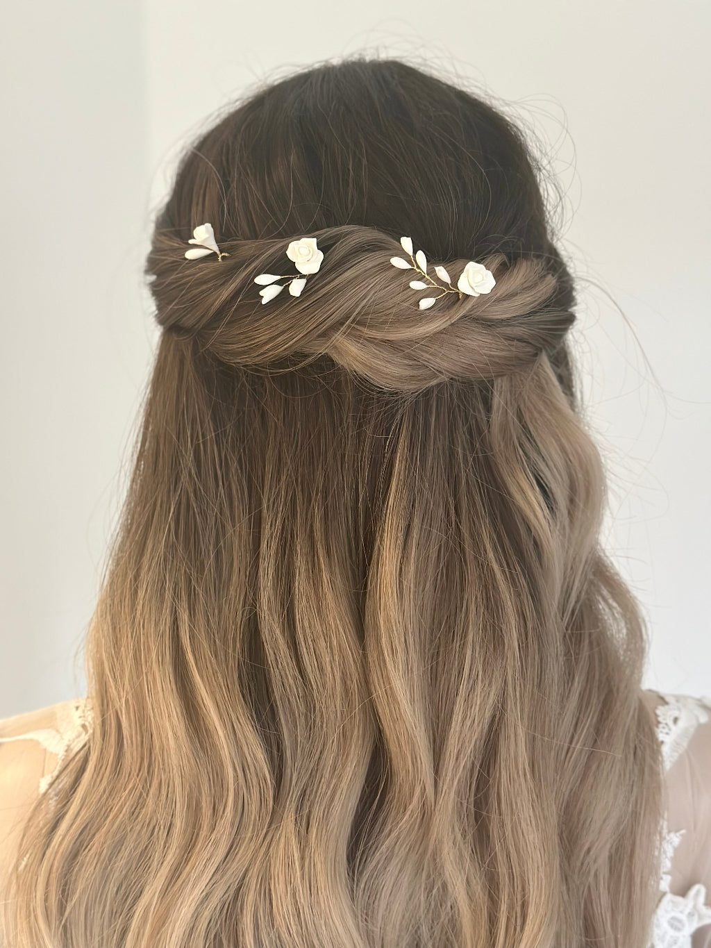 Epingles à cheveux florales