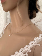 collier blanc et or
