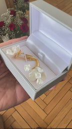 Boutons de Manchette Fleurs