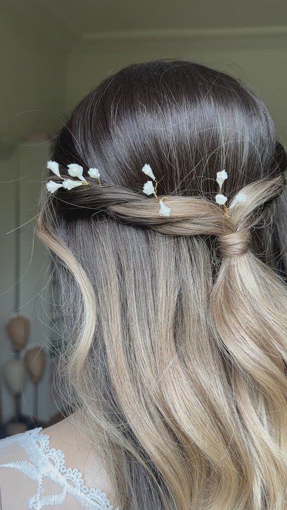 Épingles à cheveux fleurs