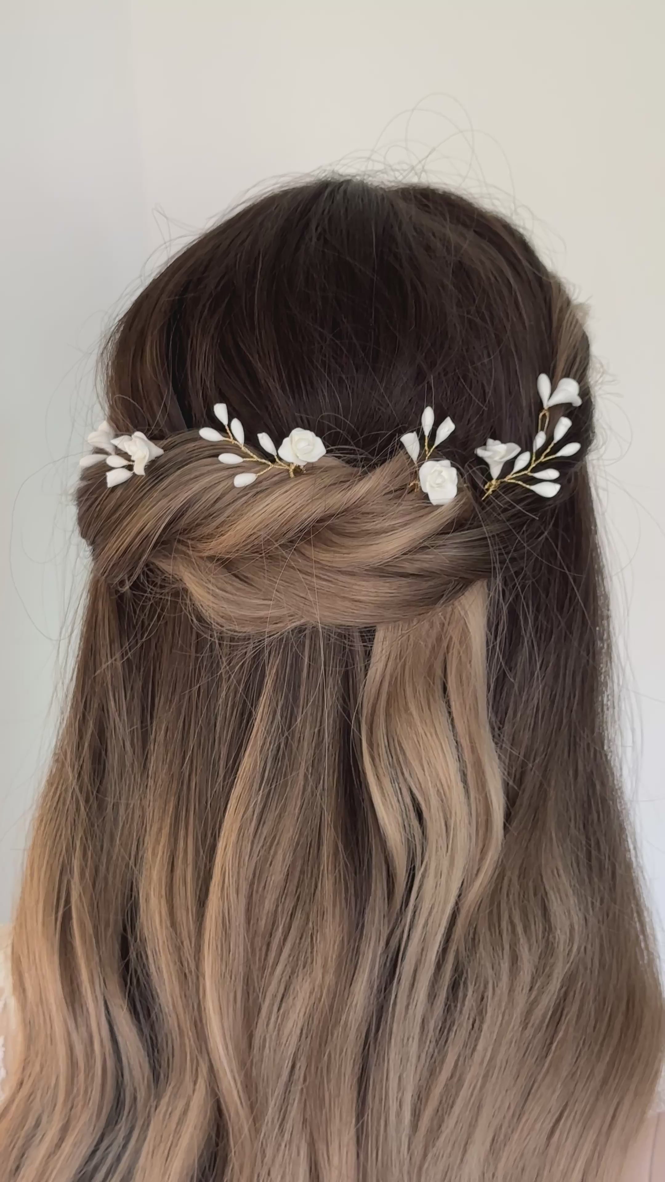 Bijoux cheveux porcelaine froide