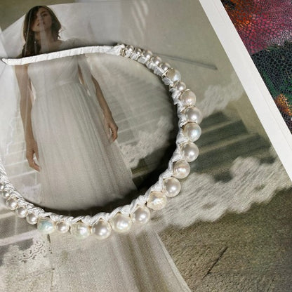 COURONNE PERLES DE CULTURE ET SWAROVSKI